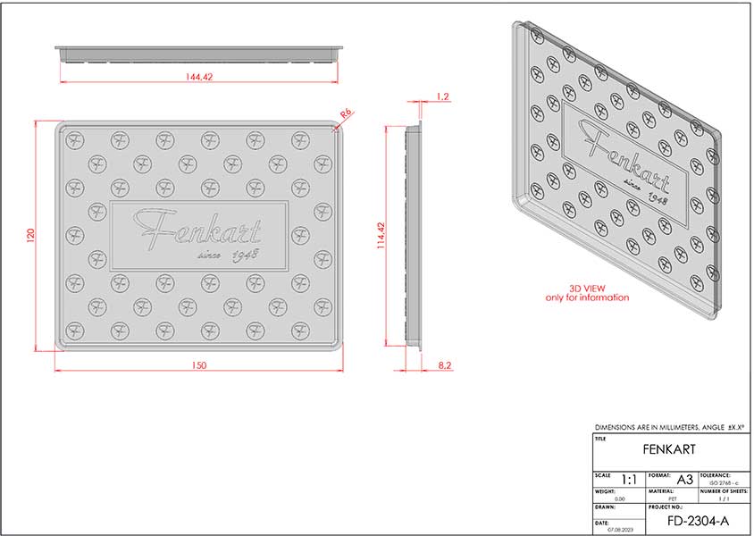 Fenkart-Arbeitsform Zeichnung