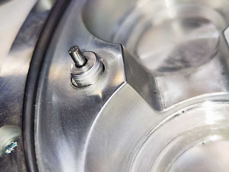 Detail finales Werkzeug wiederverschließbares Herz Schwedenbomben