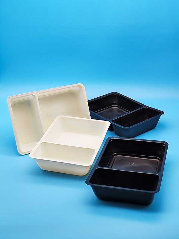 PP-Schale-750ml,-unterteilt-in-70-und-30,-145x205x43mm