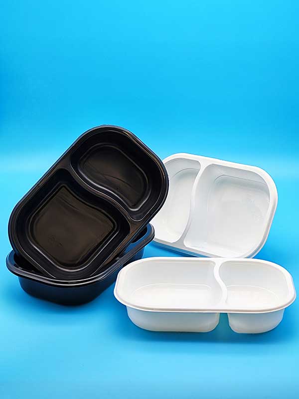 PP-Schale-oval-750ml,-unterteil-in-60-und-40,-145×220×43mm-oder-PP-Schale-oval-650ml,-unterteilt-in-60-und-40,-145×220×38m