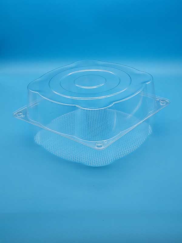 Tortenblister mit einem Durchmesser von 230mm und einer Höhe von 125mm