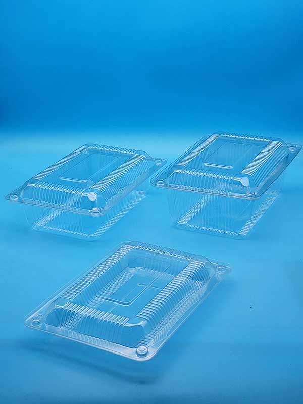 Verschließbare Verpackung in drei Ausführungen für verschiedene Lebensmittel, mit Innenmaß 205×135×40, 80 und 100mm